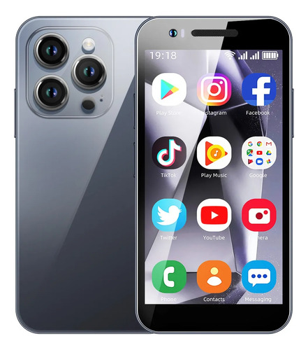 Teléfono Mini Sim Dual Android 10 3gb + 32gb Dual Cámara 8mp+5mp 2.95 Hd Smartphone 3500mah Wifi