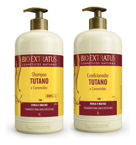 Kit Tutano Shampoo E Condicionador Bio Extratus - 1l