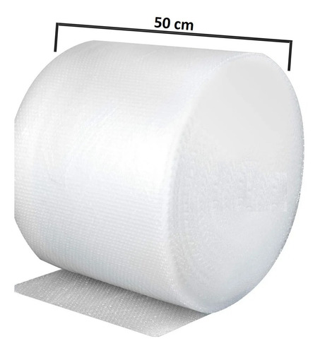 Imagen 1 de 2 de Rollo De Plástico Burbuja De 50cm X 25mts / Papel Burbuja