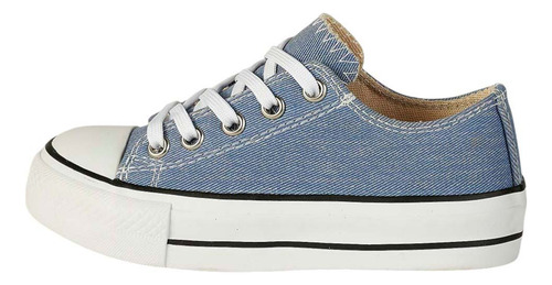 Tenis Casuales De Niña Estilo 0101 Color Mezclilla
