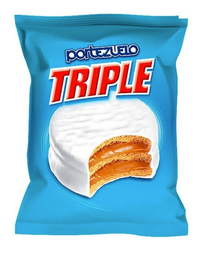 Caja De 12 Alfajor Triple Nieve Portezuelo