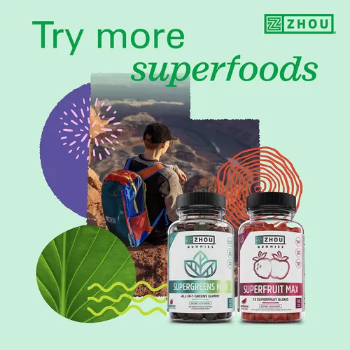 Mezcla En Polvo De Superalimentos Orgánicos Zhou Con Espirul