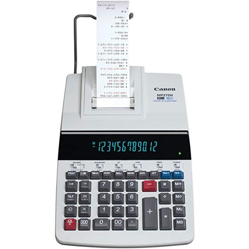 Calculadora Canon Productos De Oficina Mp27dii Impresión Des