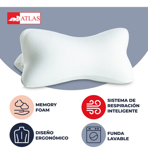 Colchón Individual Atlas Cosmic + Almohada Ortopédica