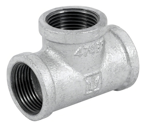 Tee Sencilla 1' Acero Galvanizado, Foset