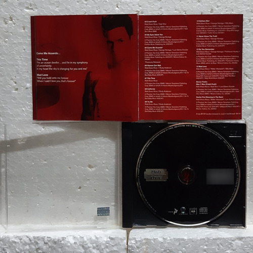 Cd - Robi Draco Rosa - Mad Love (Usado)