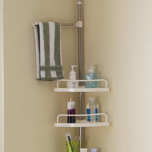 Estante Bandeja Triangular Telescópica Para Baño