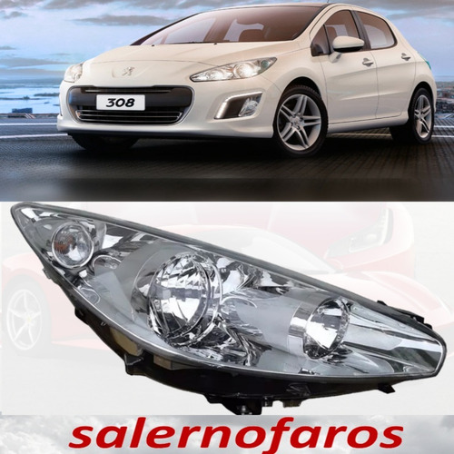 Imagen 7 de 7 de Optica Para Peugeot 308 1.6 2011 2012 2013 2014 2015 Izq