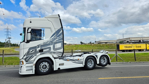 Scania R450 6x2 Ano 21 Highline Euro 5 Aut Ipva 2025 Pago!