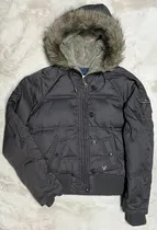 Comprar Chamarra Bomber De Pluma Mujer L American Eagle Con Gorro