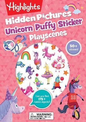 Libro Unicorn Puffy Sticker Playscenes - Highlights