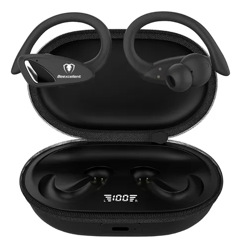Fone De Ouvido Sem Fio Bluetooth Esportivo Gancho De Orelha Beexc...