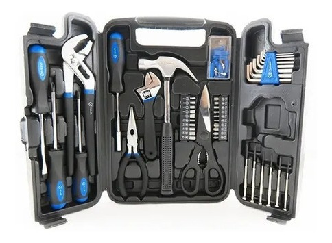 Juego Kit De Herramientas Kld Set 132 Piezas + Caja Plegable