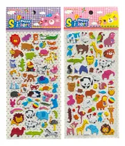 Comprar Stickers Con Relieve Animales De La Selva X 20 Planchas  M11