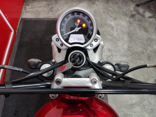 Imagem 7 de 11 de Triumph Street Twin Abs 2016 Vermelha Vermelho