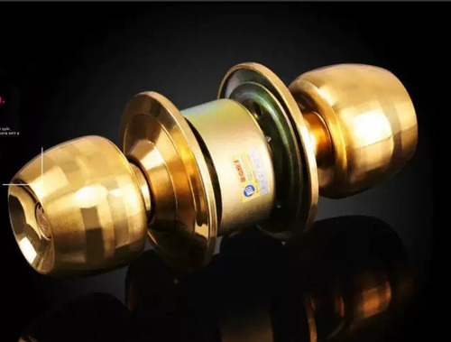Cerradura De Pomo Tipo Bola Gold Atom