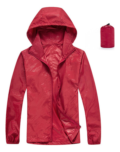 Chamarra Impermeable Para Mujer Con Capucha, Rompevientos, C