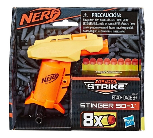 Nerf Alpha Strike Stinger Sd-1 Mas 8 Dardos Hasbro E6972