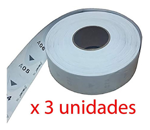 Ticket Rollo 00 - 99 X (3 Unidades)  