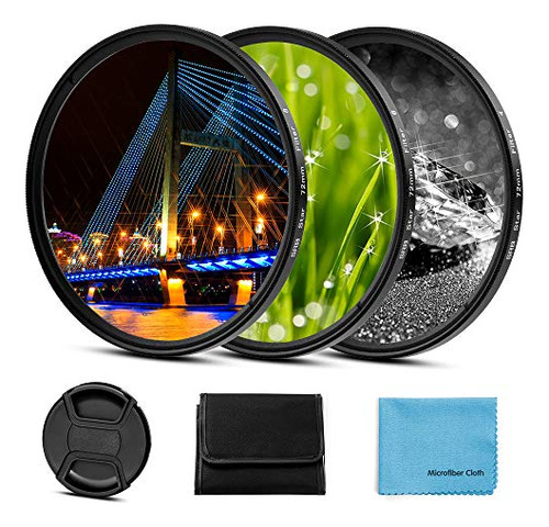 Sedremm Compatible Con Filtro Star De 82 Mm, 3 Piezas Starbu