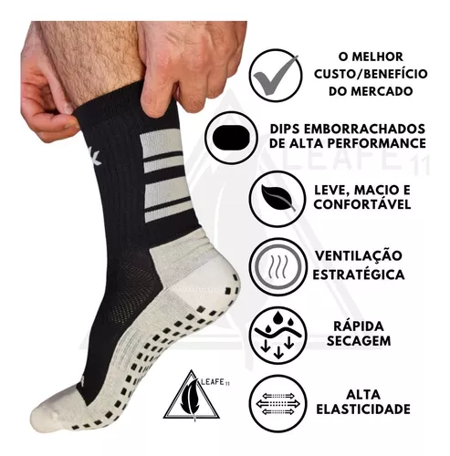 Meia Meião Antiderrapante Futebol Grip Profissional Kanxa