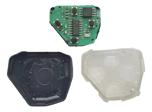 Placa De Chave Toyota Compátivel Com 2, 3 E 4 Botões 433mhz