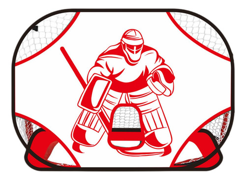 Práctico De Goto De Punto De Hockey Objeto Objetivo Rojo