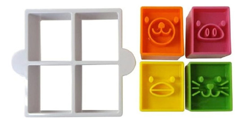 Torune Bento Sandwich Cutter Mold Animal Face