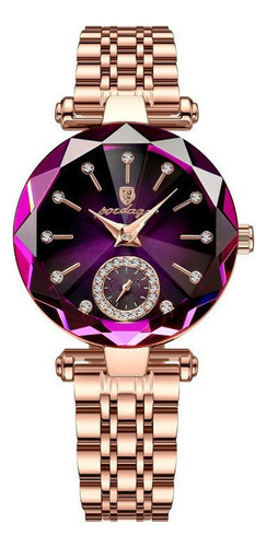 Relojes De Cuarzo Con Diamantes Finos Poedagar Fashion
