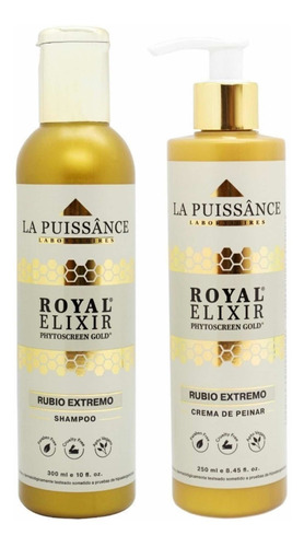 Kit La Puissance Royal Elixir Gol Shampoo Y Crema De Peinar