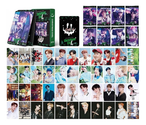 55 Photocards Stray Kids - Christmas Evel Edition