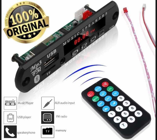 Placa Decodificadora Bluetooth, Usb, Aux, Sd.