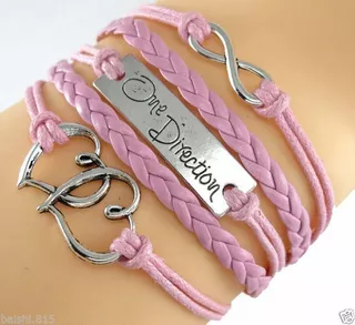 Manilla, Pulsera, Brazalete Rosado One Direction