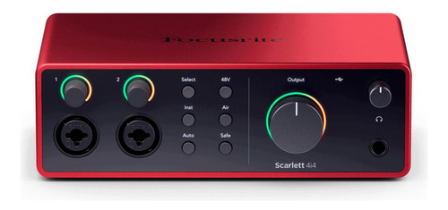 Interfaz De Audio Focusrite Scarlett 4i4 4th Gen