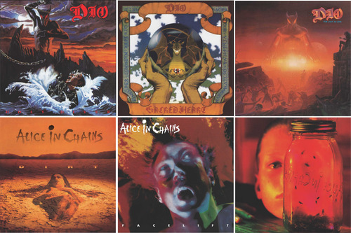 Kit Cds Dio + Alice In Chains 