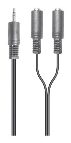 Vecc13 Extensión Estéreo Y Plug 3.5mm 2 Jack 3.5mm 15cm