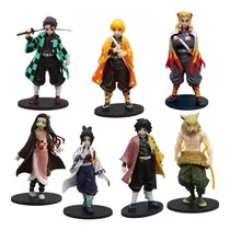 Comprar 7 Piezas Anime Demon Slayer Figuras De Juguete Colección