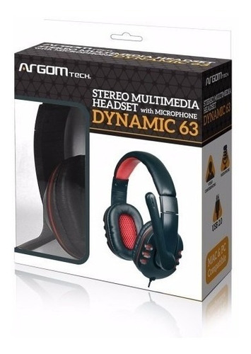 Argom Arg-hs-0063 Dynamic Headset Usb (gadroves)