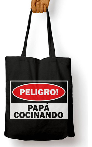 Bolso Peligro! Papá Cocinando (d0116 Boleto.store)