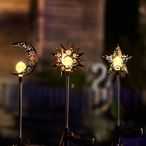 Luces Solares Decorativas Para Jardín, Impermeables, Led
