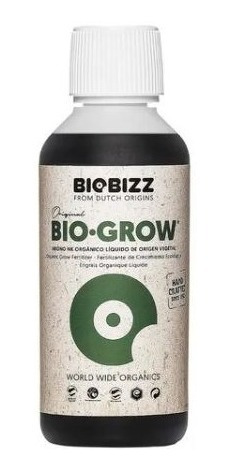 Fertilizante Bio Grow 250ml Cultivo Indoor Orgânico Biobizz