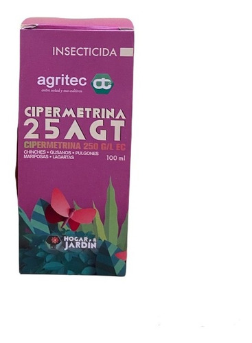 Insecticida Cipermetrina 25% - 100cc