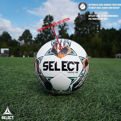 Seleccione Viking Db Soccer Ball, V24, Paquete De 12 Bolas Y