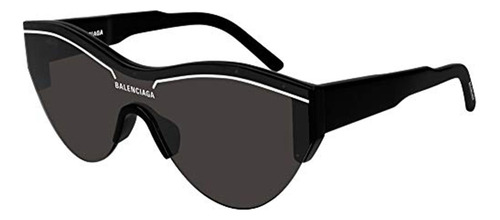 Balenciaga Bb0004s Gafas De Sol 001 Negro-gris Lente 99 M