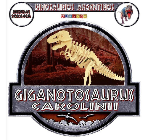 Imagen 4 de 5 de Dinosaurios Gigantes 3d Para Armar Y Coleccionar, Unicos