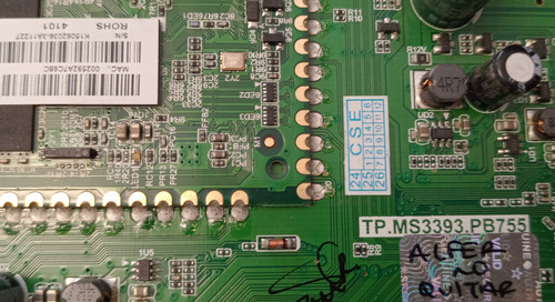 Tarjeta Main #545 Ptv3215iled N/p Tp.ms3393.pb755 (Usado)