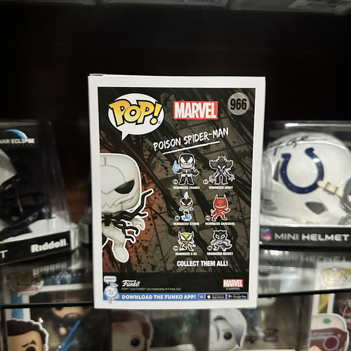 Funko Pop 966 Marvel Venom Poison Spiderman Entertainment (Usado)