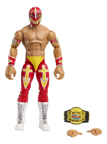 Wwe Rey Mysterio Elite Collection Figura De Acción, Articu