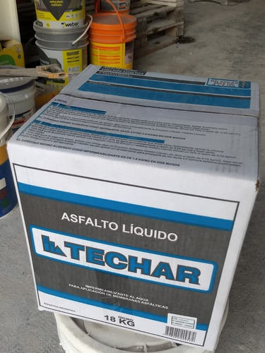 Imagen 3 de 4 de Emulsión Asfáltica Techar X 18 Litros - Fabrica Megaflex