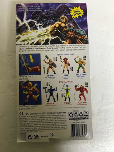 He-man Figura Masters Of The Universe: Origins Motu Nuevo